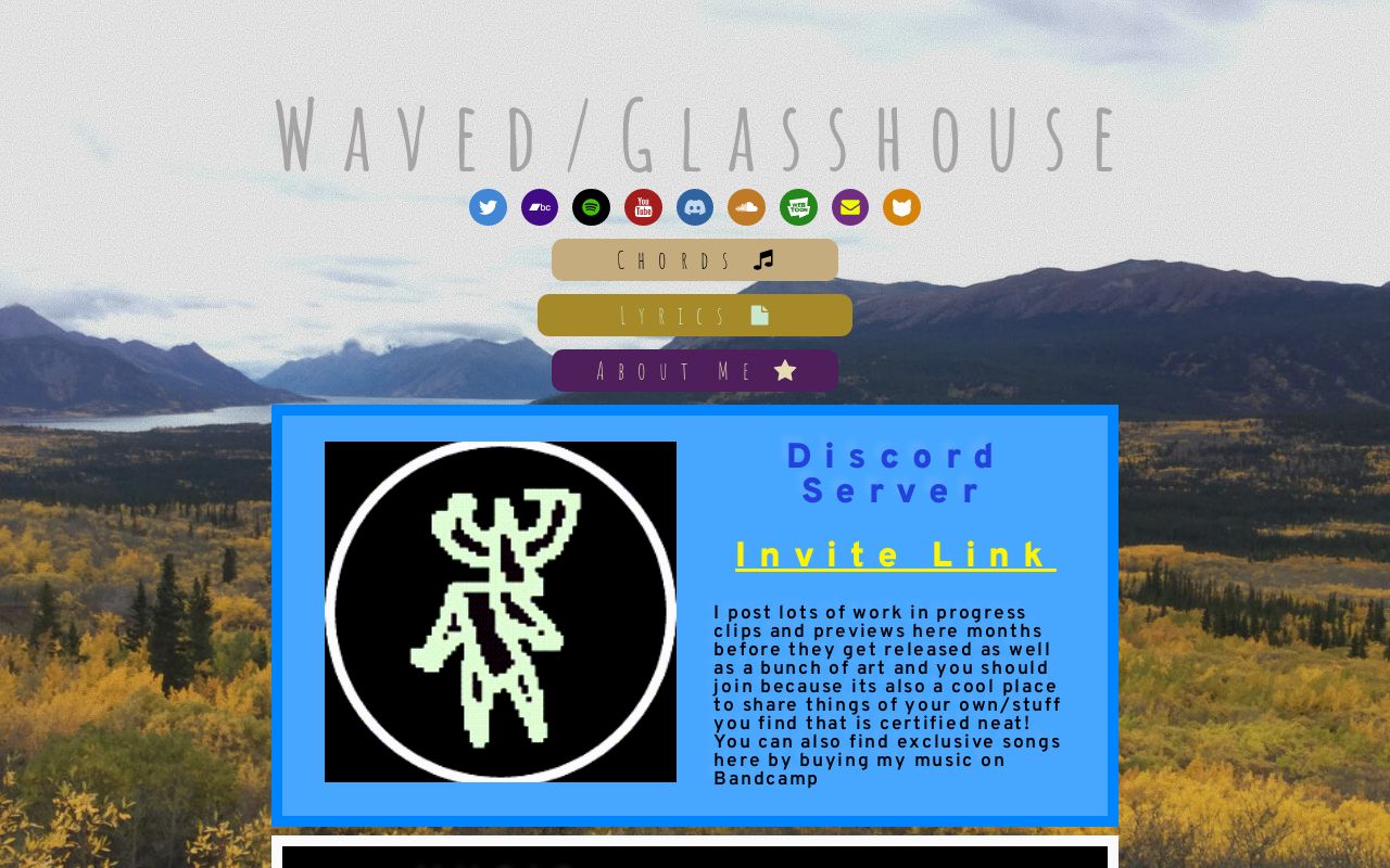 Carrd profile picture for @waved